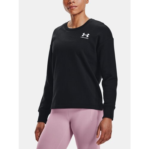 Under Armour Sweatshirt Rival Fleece Oversize Crew-BLK - Women Slike