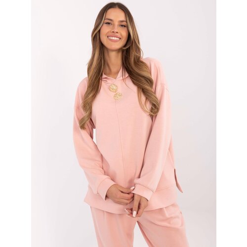 Italy Moda Sweatshirt-DHJ-BL-20510.68-Peach Cene