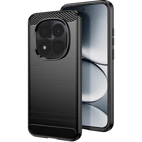 AVIZAR Ovitek za Redmi Note 15 Pro 5G iz silikona z učinkom karbona in bru&scaron;eno teksturo, Črna, (5000189391) Cene