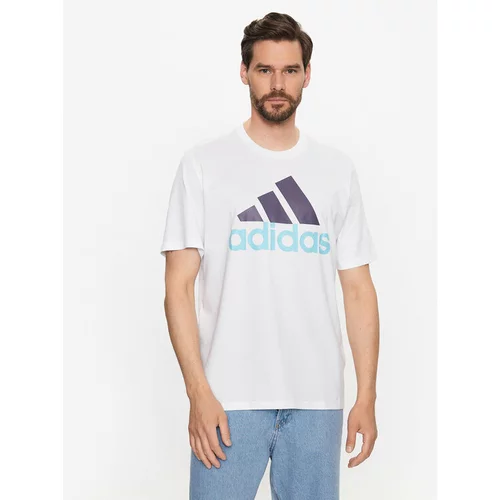 Adidas Majica Essentials Single Jersey Big Logo T-Shirt IJ8579 Bela Regular Fit