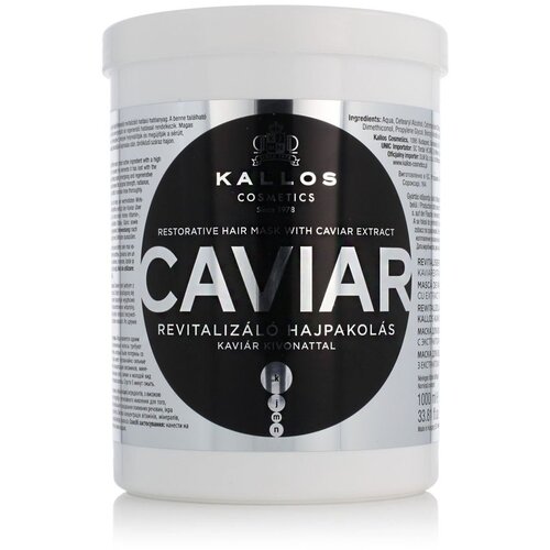 Kallos Cosmetics Caviar maska za sjaj i mekoću kose 1000 ml Slike