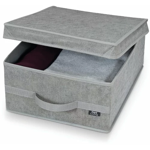 Domopak Siva škatla za shranjevanje Stone Medium, 45 x 35 cm
