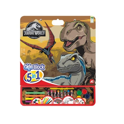 As Company Set za crtanje 5 u 1 &amp;ndash; Svet dinosaurusa Slike