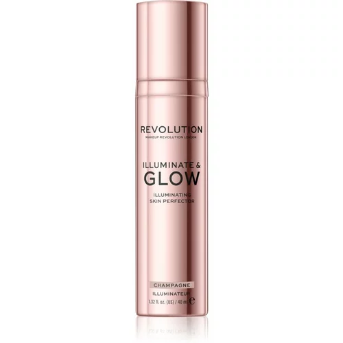 Makeup Revolution Glow Illuminate tekući highlighter nijansa Champagne 40 ml