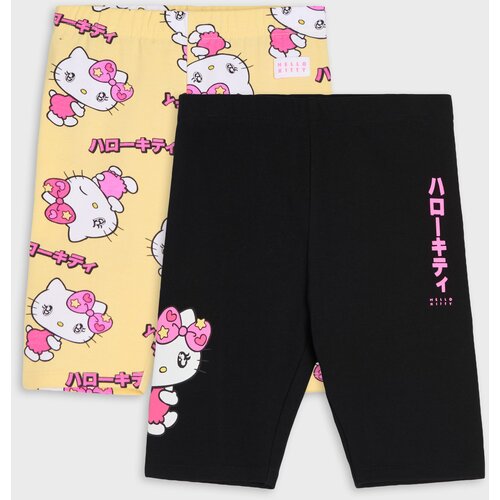 Sinsay Pamučne biciklističke hlače s tiskom 2 pack Hello Kitty Slike