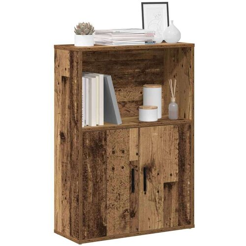 VidaXL Regal za knjige boja starog drva 60x24x85 cm konstruirano drvo Slike
