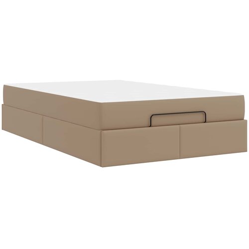  Okvir kreveta s madracem Ostalo 2 kom. Smeđa PVC Žućkastosmeđa 120 x 190 cm Slike