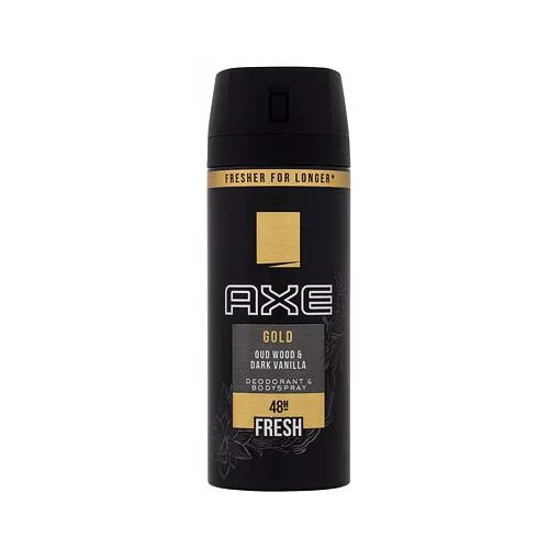 Axe gold oud wood & dark vanilla deodorant v spreju brez aluminija 150 ml za moške