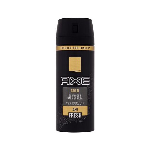 Axe Gold Oud Wood &amp;amp; Dark Vanilla dezodorans u spreju bez aluminija 150 ml za mu&amp;scaron;karce Slike