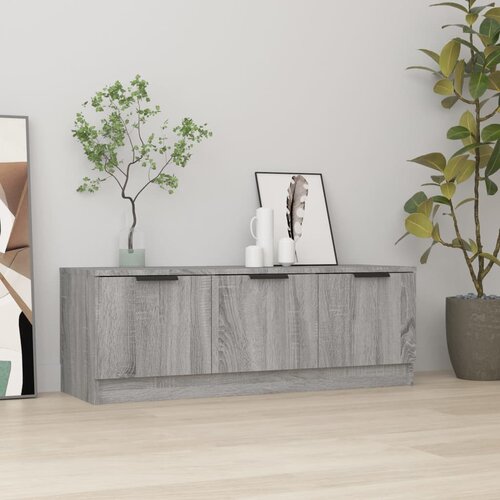 The Living Store TV omarica siva sonoma 102x35x36,5 cm inženirski les - TV Omarica, (21375579) Slike