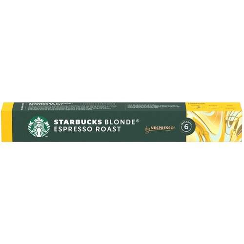 Starbucks Kapsule Blonde Espresso roast by Nespresso 10caps/53g Slike