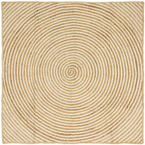  Tepih Prirodna i bijela 160 x 160 cm Juta Cene