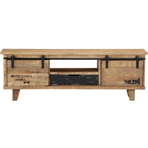 Maison Chic TV omarica - TV stojalo - Televizijska omarica 120x30x40 cm trden mangov les, (21701720) Cene
