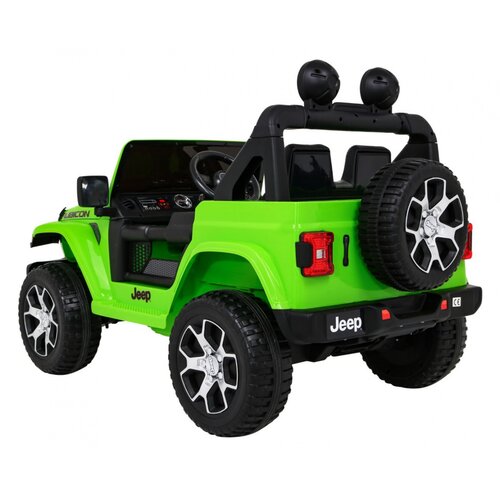  Licencirani auto na akumulator Jeep Wrangler Rubicon 4x4 - zeleni Slike