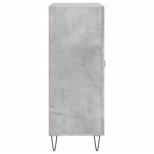  Komoda siva boja betona 69,5x34x90 cm od konstruiranog drva Slike