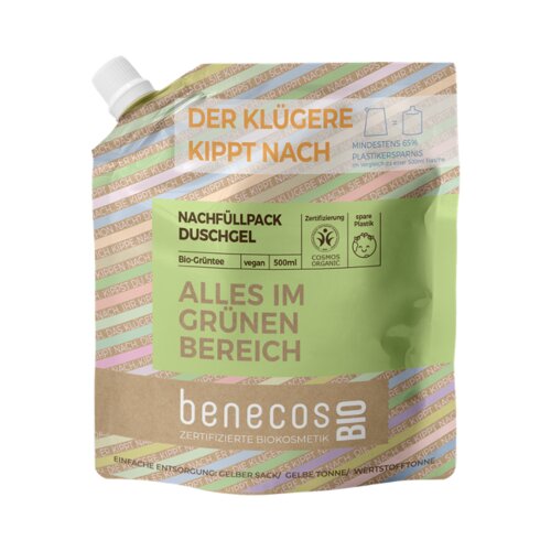 Benecos benecosBIO gel za prhanje "Alles im grünen Bereich" - 500 ml Cene