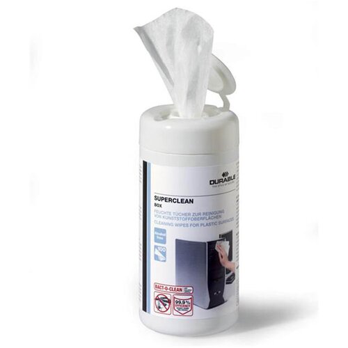  Čistilni robčki za zaslone Durable Screenclean, mokri, 100 kosov Cene