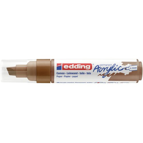 Edding akrilni marker E-5000 broad 5-10mm kosi vrh braon Cene