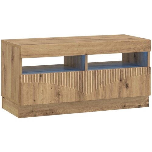  LED TV kabinet HOORN 3 kom. Hrast artisan Konstruirano drvo Siva 81 x 35 x 40 cm Slike