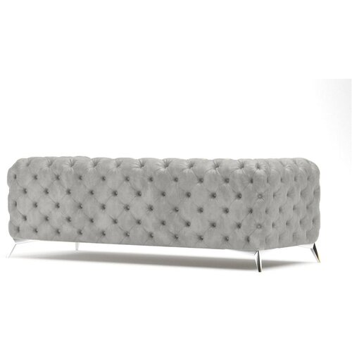 Ropez Svijetlo siva bar&amp;scaron;unasti sofa 225 cm Chelsea &amp;ndash; Slike