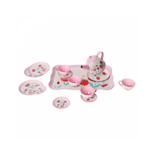 Kofer čajanka set cveće 15 elemenata Slike