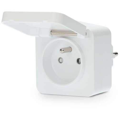 Nedis Wi-Fi povezan IP44 z merilnikom moči 3680W tip E z zaklopko, (5000310030) Slike