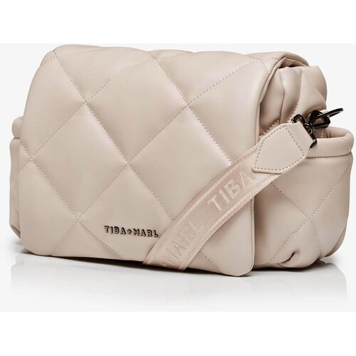 Tiba+Marl previjalna torba nova eco compact quilted faux oyster Slike