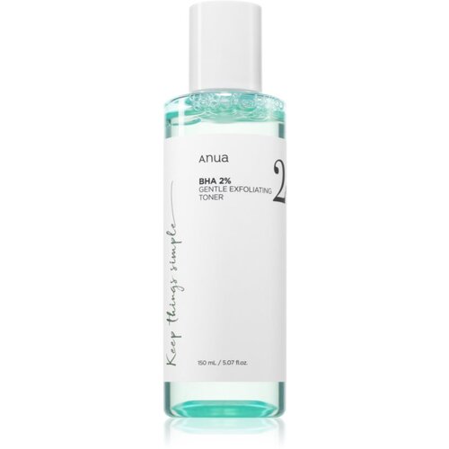 Anua BHA 2% Gentle Exfoliating Toner nježni tonik za eksfolijaciju za problematično lice, akne 150 ml Slike