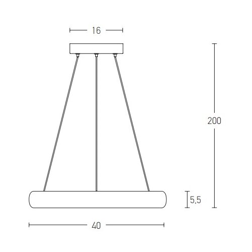  Zambelis 2046 - LED prigu&amp;scaron;iva viseća lampa na sajli LED/30W/230V prečnik 40 cm zlatna Slike