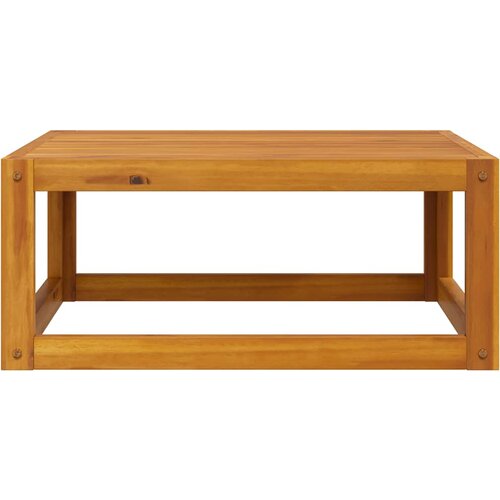  Stolić za kavu 68 x 68 x 29 cm od masivnog bagremovog drva Slike