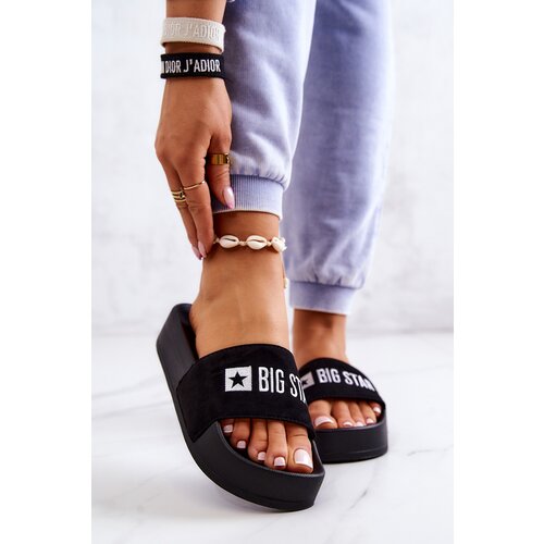 Big Star Women&amp;#039;s Fashion Slippers - Black Slike