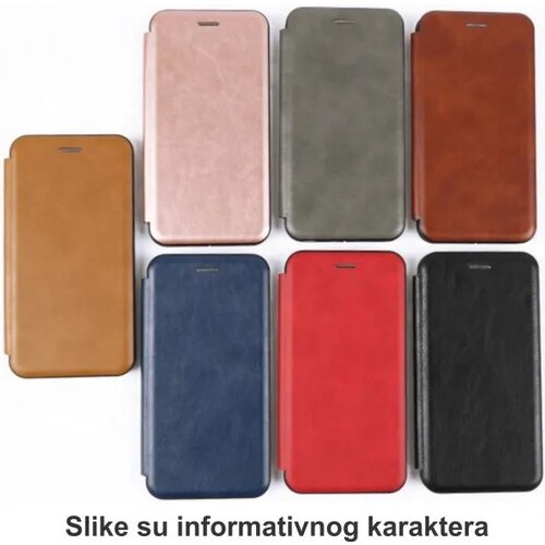 Xiaomi MCLF11-Redmi Note 9 Pro * Futrola Leather FLIP Gold (149) Cene