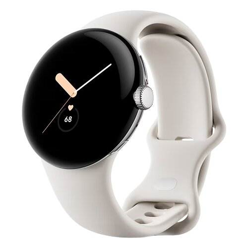 Google Pametni sat Pixel Watch LTE 41mm Polished Silver Case with Sport Band - Chalk Cijene