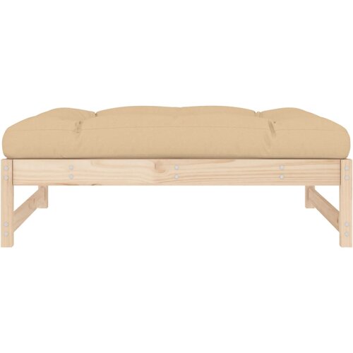  Vrtni tabure 120 x 80 cm od masivne borovine Slike