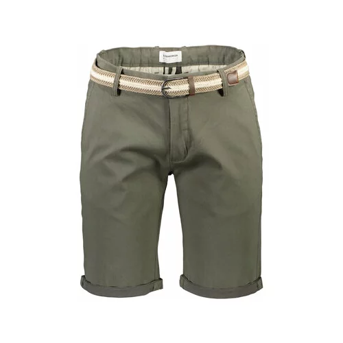 Lindbergh Kratke hlače iz tkanine 30-505048 Zelena Slim Fit
