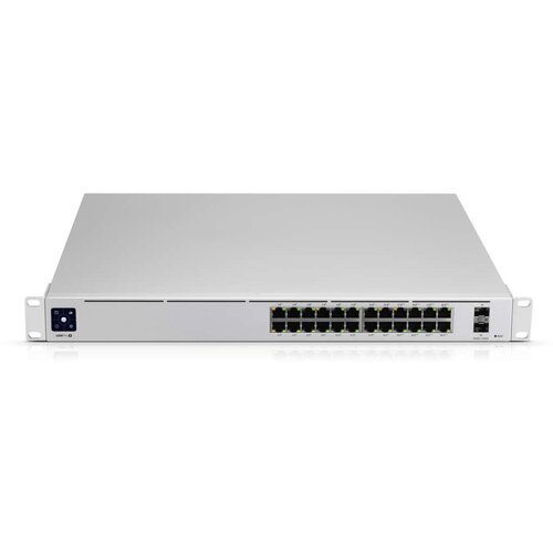 Ubiquiti USW-Pro-24-POE-EU configurable Gigabit Layer2 and Layer3 switch with auto-sensing 802.3at PoE+ and 802.3bt PoE++ Slike