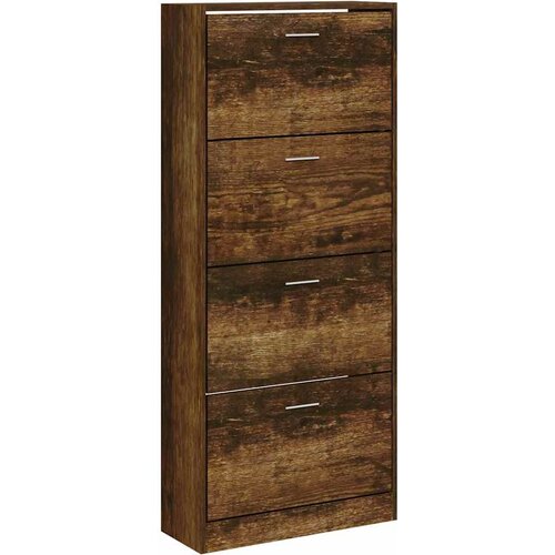  za cipele boja hrasta 63x24x147 cm konstruirano drvo Slike