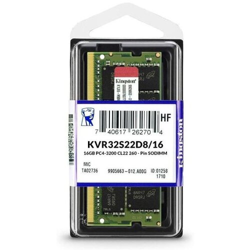 Kingston 16GB 3200MHz DDR4 SOSODIMM Slike