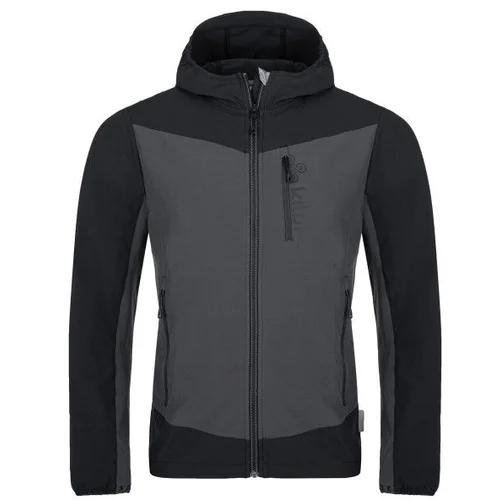 Kilpi Men's softshell running jacket BALANS-M dark gray