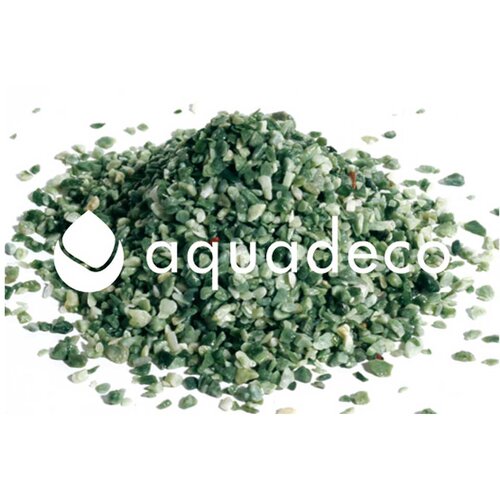 Aquadeco gravels, 3-4 mm, 5kg - green Cene