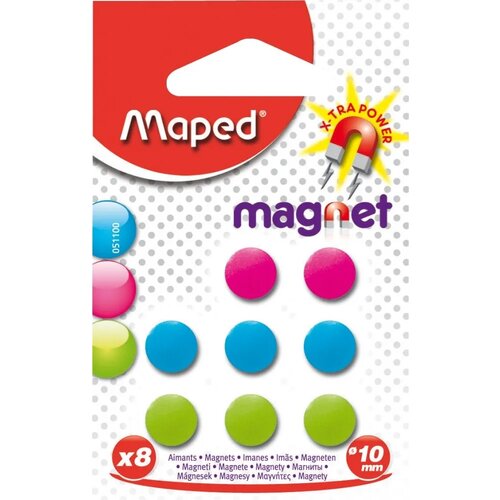 Maped Magneti &amp;Phi; 10 mm, 8/1 Slike