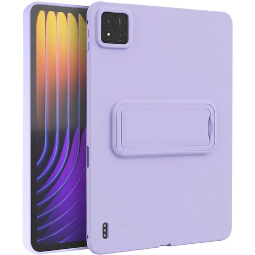 AVIZAR Ovitek za Xiaomi Pad 7 / Pad 7 Pro iz Dveh Materialov z Ojačanimi Vogali in Stojalom, Svetlo vijolična, (5000275046) Cene