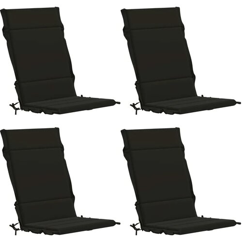  Jastučići za stolice s visokim naslonom - 4 komada GEMERT 4 pcs - Crna (poliester) 120 x 50 x 3 cm 4 Cijene