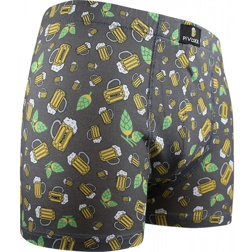 Voxx Men's boxers multicolored (Kevin-beer / small gray)