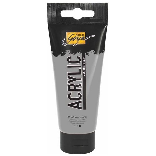Akrilna boja Solo Goya Acrylic 100 ml | 46 Neutral Grey Slike