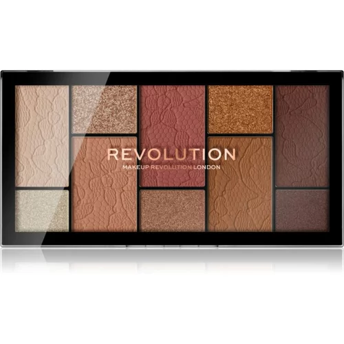 Makeup Revolution Reloaded paleta senčil za oči odtenek Neutral Charm 24,5 g