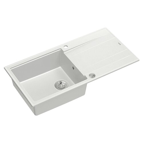 Quadron sudoper EVAN 146 XL snježno bijela/čelik s daljinskim upravljanjem Slike