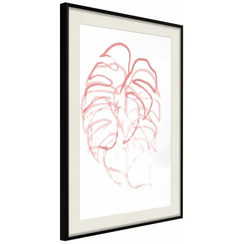  Poster - Red Leaf 30x45