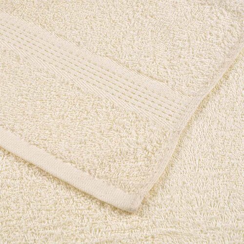  Ručnici za tu&amp;scaron;iranje FROGN 10 kom krem boje 70x140 cm 360 g/m&amp;sup2; Slike