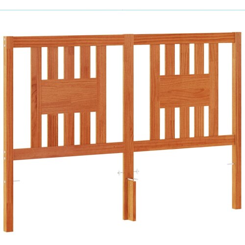 Maison Chic vzglavna omarica - nočna omarica - posteljna omarica vo&amp;scaron;čeno rjava 140 cm trdna borovina, (21712583) Slike
